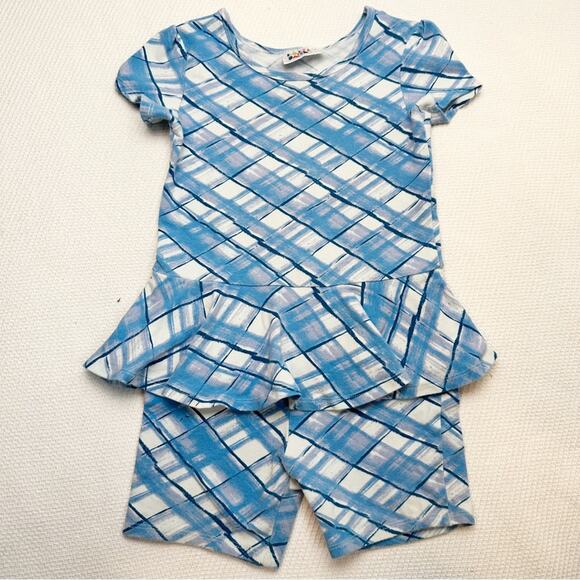 Dot dot smile skirted romper size 3/4 - Picture 1 of 5